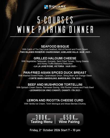 5 Course Wine Pairing Dinner
