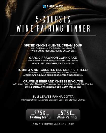 5-COURSE WINE PAIRING DINNER